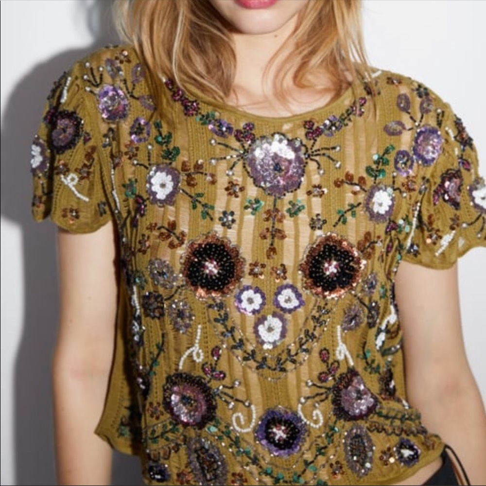 Zara crop top